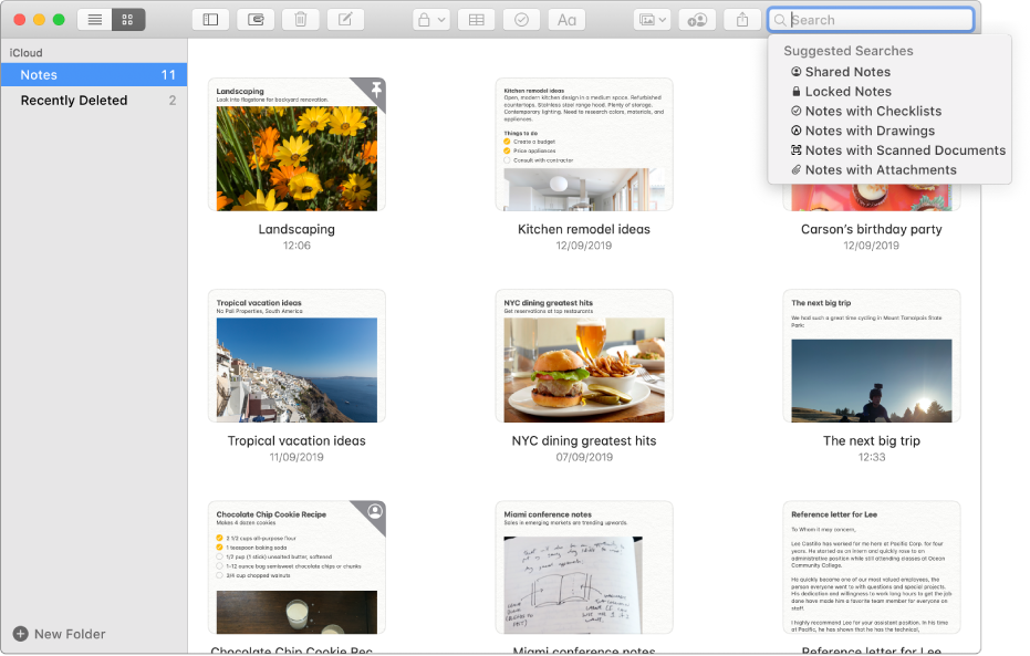 Notes Application For Mac Os X